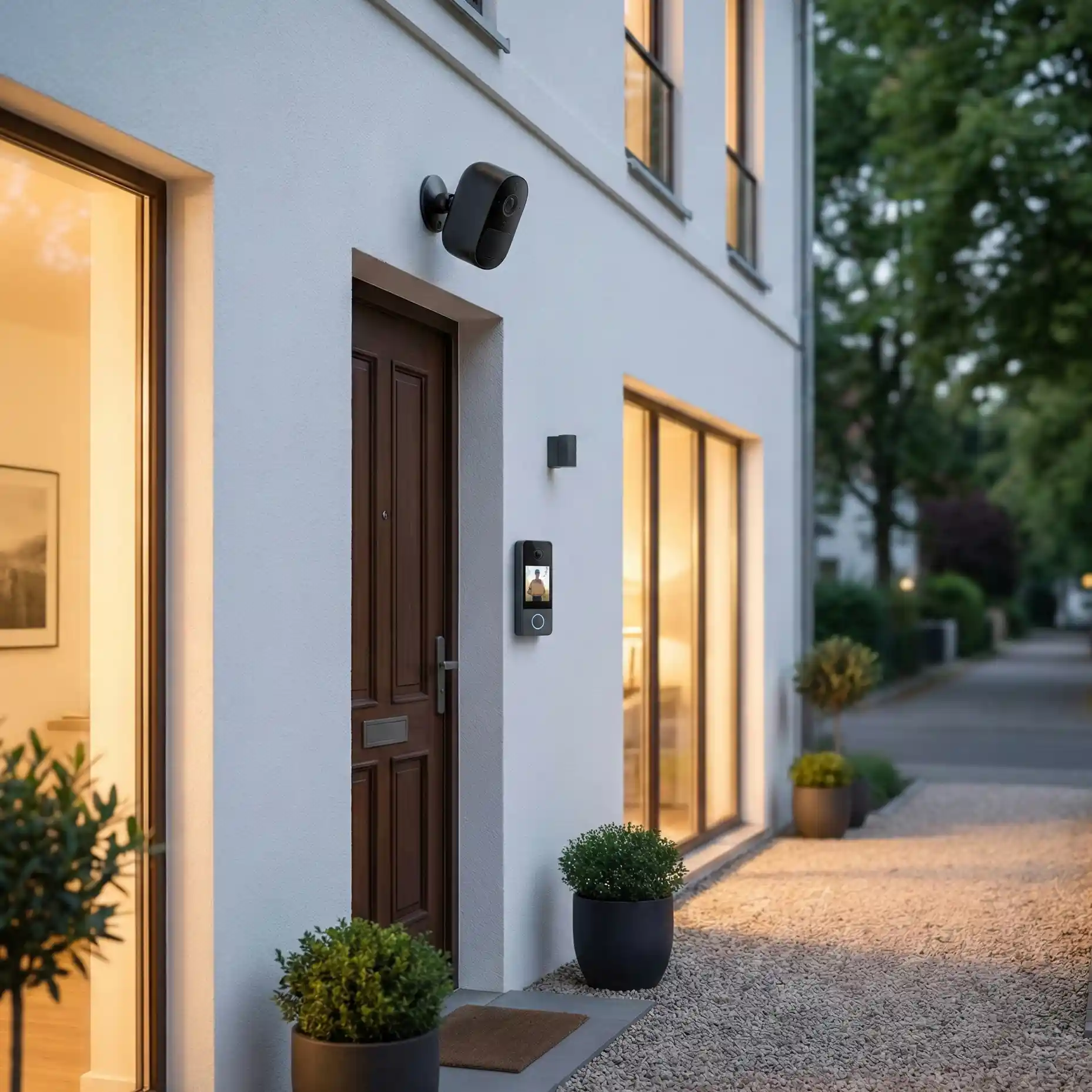 Installation vidéosurveillance et interphonie sur maison individuelle à Dreux par ElectriZen