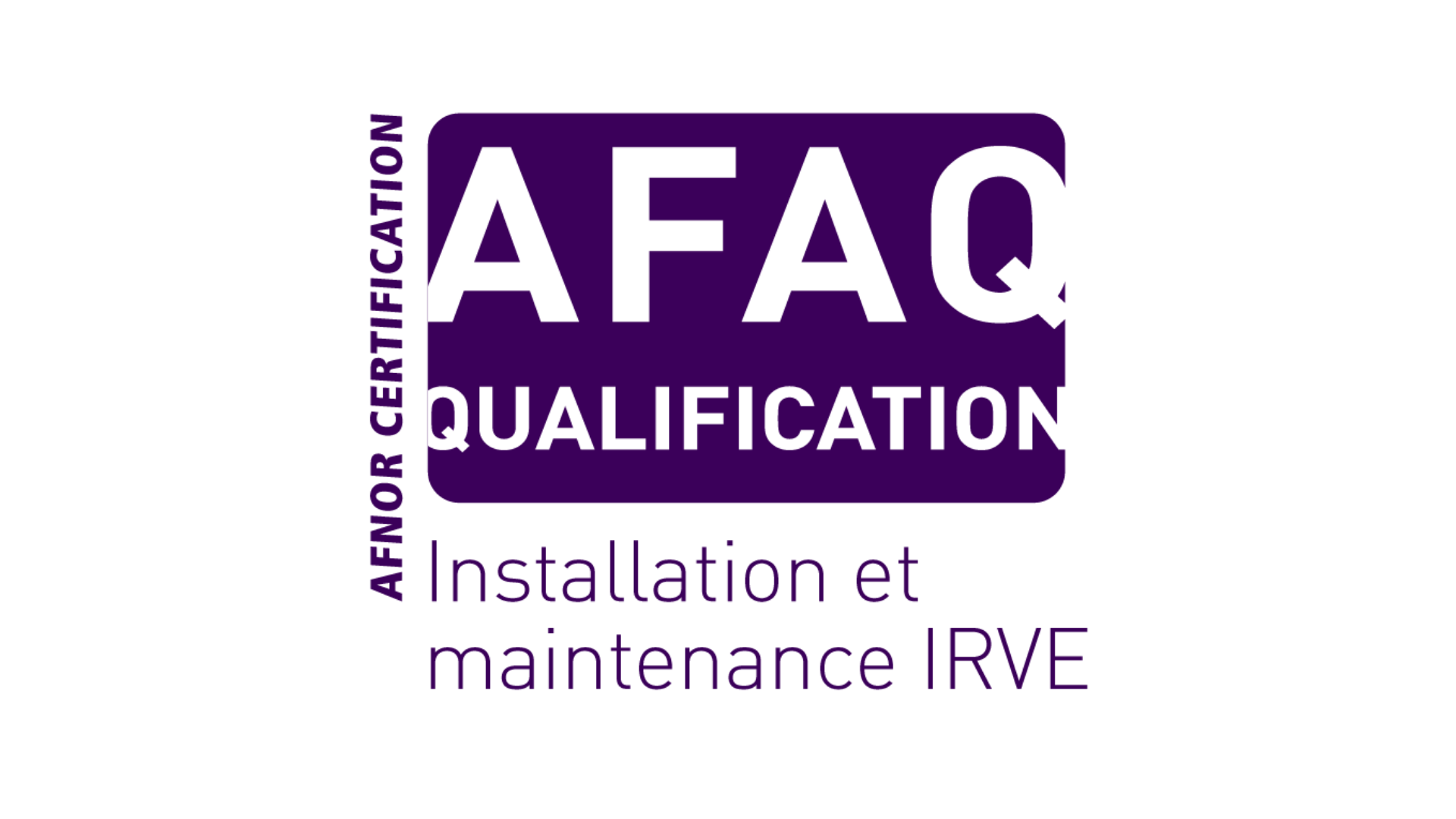 logo officiel qualification installation maintenance irve