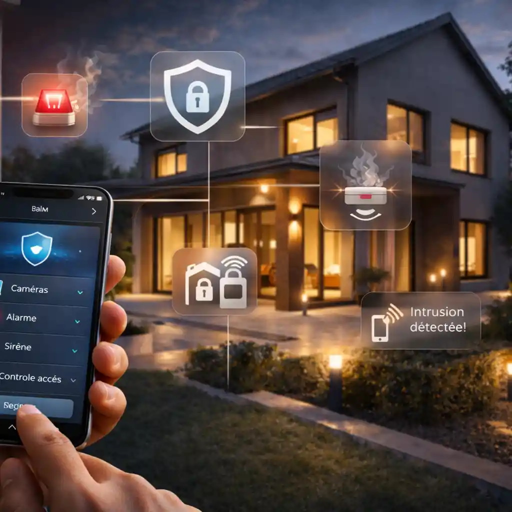service de sécurité avance et domotique intégré par électricien certifié