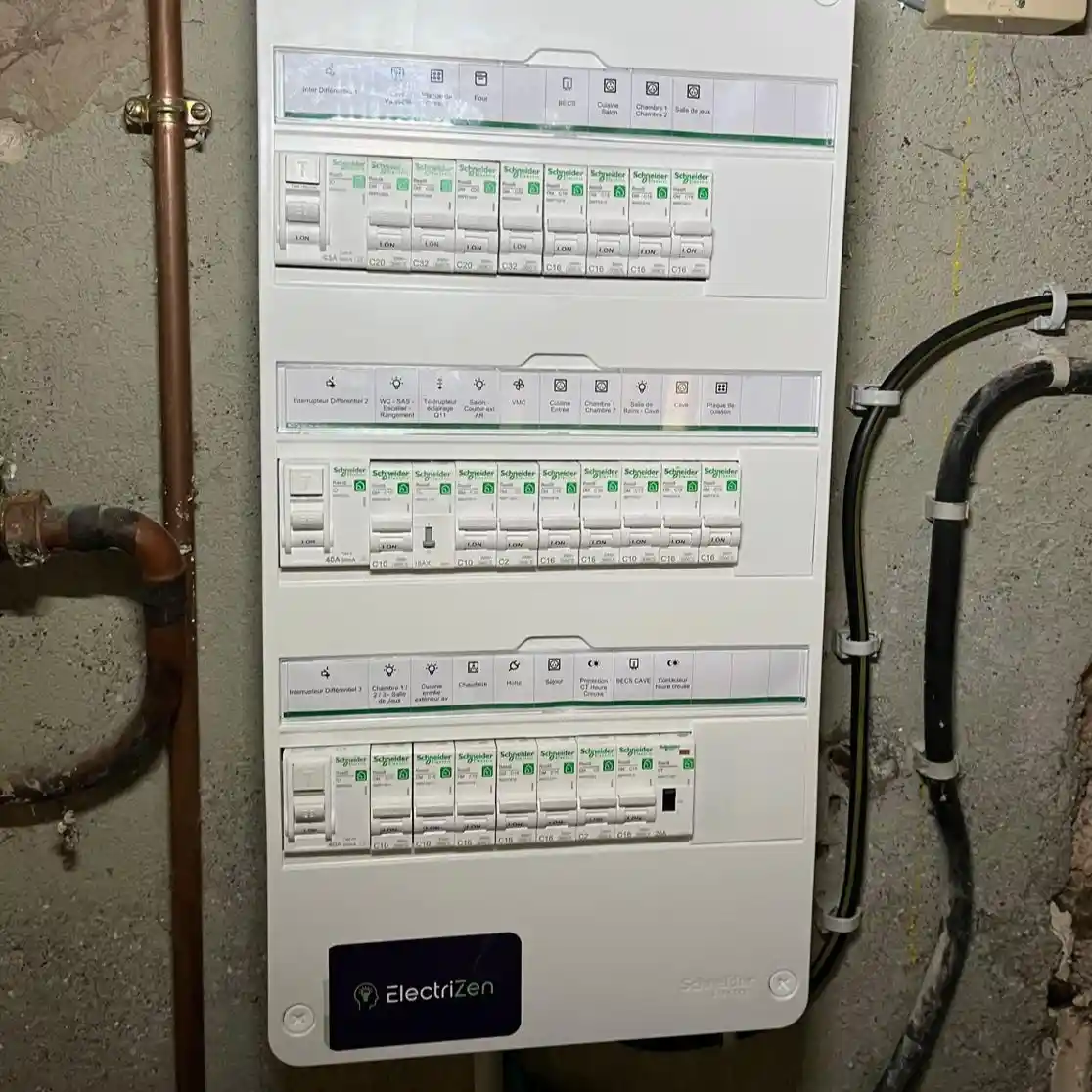 tableau electrique au norme rénové par un électricien certifie rge a dreux