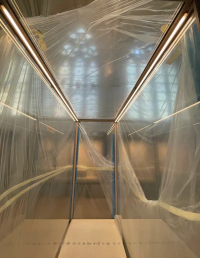 chantier installation electrique musee eglise patrimoine electrizen.