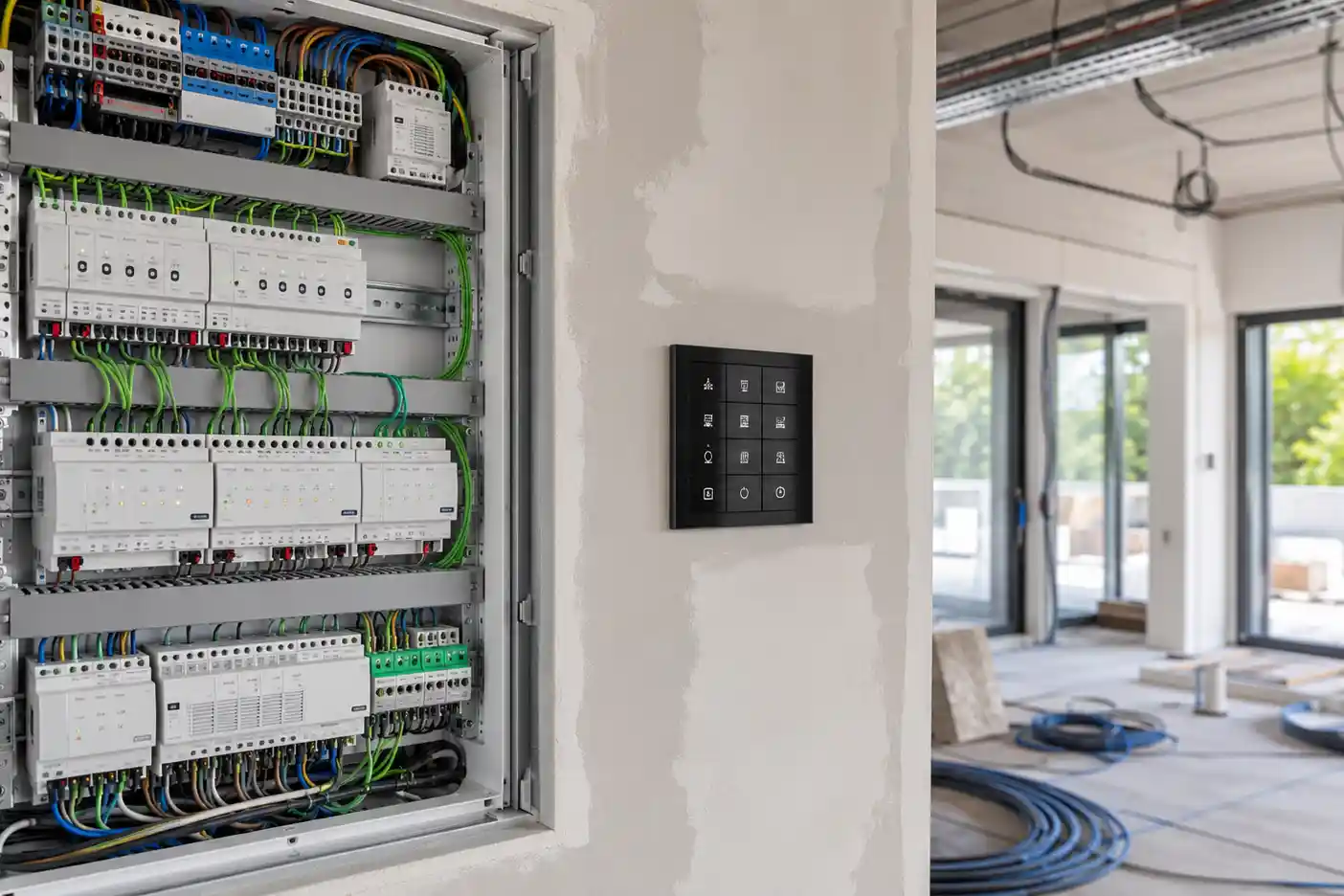 tableau-electrique-domotique-knx-installation tableau electrique domotique knx installation